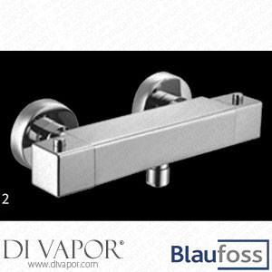 Blaufoss 24879 Elite Thermostatic Shower Mixer Spare Parts