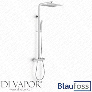 Blaufoss 32858 Phantom 300 Thermostatic Rain Shower Set Glossy Chrome Spare Parts