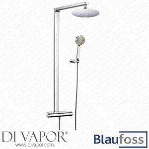 Blaufoss 33250 Aeroplan Chrome Thermostatic Shower Mixer with Rain Shower ? 30cm. Hand Shower on Adjustable Wall Holder with Integrated Diverter Spare Parts