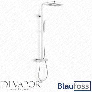 Blaufoss 42100 Phantom 250 Thermostatic Rain Shower Set Glossy Chrome Spare Parts