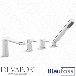 Blaufoss 44129 Eleganza 4-Hole Rim-Mounted Bath Tap Spare Parts