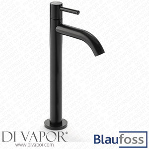 Blaufoss 62371 Multa Raised Fountain Tap Matt Black Spare Parts