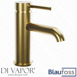 Blaufoss 79611 Round Eco Start Washbasin Tap Brushed Gold Spare Parts