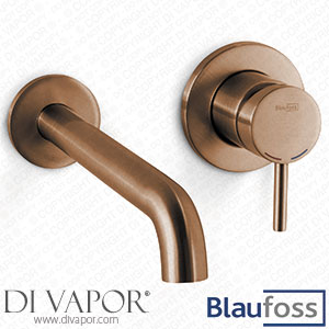 Blaufoss 79620 Round Built-In Washbasin Tap Brushed Rose Gold Spare Parts