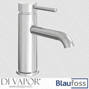 Blaufoss 84404 Round Eco Start Washbasin Tap Glossy Chrome Spare Parts