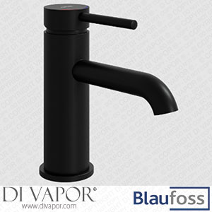 Blaufoss 84405 Round Standard Washbasin Tap Matt Black Spare Parts