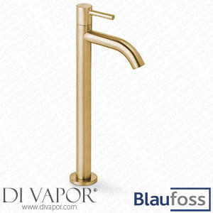 Blaufoss 84754 Multa Raised Fountain Tap Brushed Gold Spare Parts