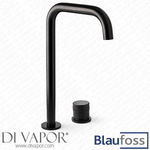 Blaufoss 85407 Pavilion Flat Raised Washbasin Tap Matt Black Spare Parts