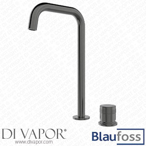 Blaufoss 85408 Pavilion Flat Raised Washbasin Tap Brushed GunMetal Spare Parts