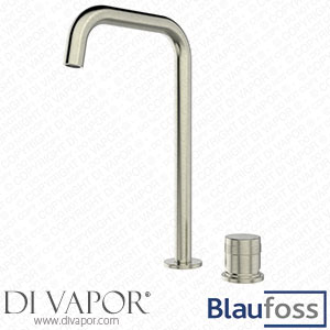 Blaufoss 85411 Pavilion Flat Raised Washbasin Tap Brushed CoolMetal Spare Parts