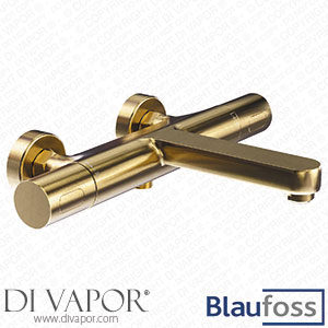 Blaufoss 85932 Apollo Thermostatic Bath Tap Brushed Gold Spare Parts