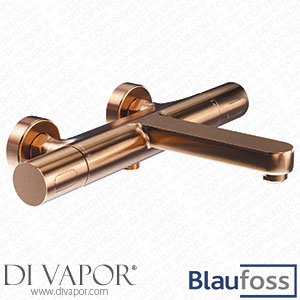 Blaufoss 85945 Apollo Thermostatic Bath Tap Brushed Rosegold Spare Parts