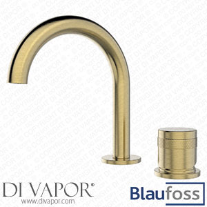 Blaufoss 86067 Pavilion Curve Washbasin Tap Brushed Gold Spare Parts