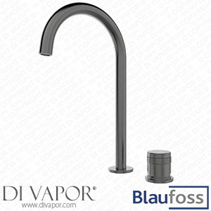 Blaufoss 86071 Pavilion Curve Raised Washbasin Tap Brushed GunMetal Spare Parts