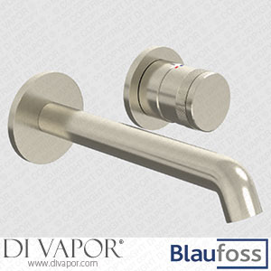 Blaufoss 86155 Pavilion Built-In Washbasin Tap Brushed CoolMetal Spare Parts