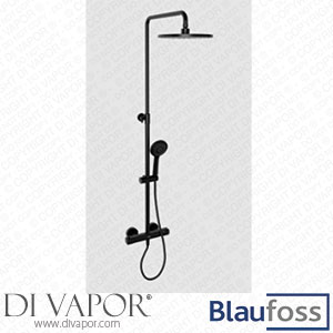 Blaufoss 90899 Bodan 250 Rain Shower Set Thermostatic Tap Matt Black Spare Parts