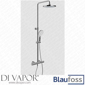 Blaufoss 90900 Onos 250 Thermostatic Rain Shower Set Glossy Chrome and White Spare Parts