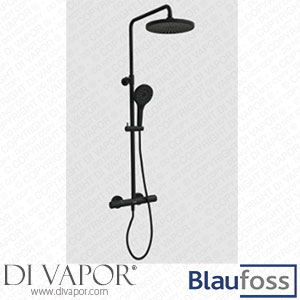 Blaufoss 90902 Onos 250 Thermostatic Rain Shower Set Matt Black Spare Parts