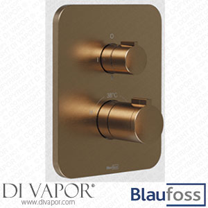 Blaufoss 92941 Smartbox Softline Thermostatic Built-In Shower 2 Functions Brushed Rose Gold Spare Parts