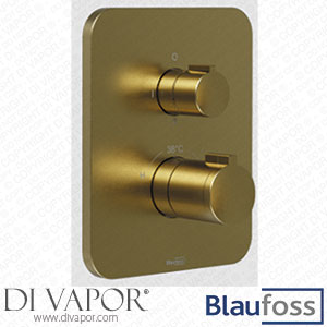 Blaufoss 92942 Smartbox Softline Thermostatic Built-In Shower 2 Functions Brushed Gold Spare Parts