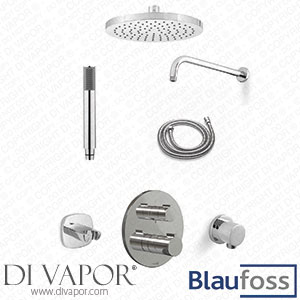 Blaufoss KRA_18391_42076_18393_62542_24114_36588_58366 Smartbox Round Built-In Shower Valve Set Spare Parts