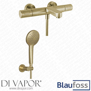 Blaufoss KRA_200276_200316 Apollo Surface-Mounted Bath Tap with Hand Shower Spare Parts