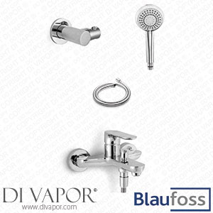 Blaufoss KRA_34654_27607_44595_38447 Bogota Wall Mounted Wall Mounted Bath Tap Spare Parts