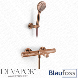 Blaufoss KRA_85945_200434 Apollo Thermostatic Bath Shower Tap Brushed Rose Gold Spare Parts