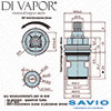 Bluci Savio Tap Cartridge Measurements