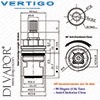 BLUCI VERTIGO Hot Tap Cartridge