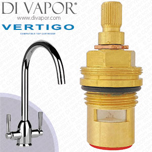 BLUCI VERTIGO Twin Lever Monobloc Kitchen Tap Hot Tap Cartridge