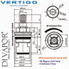 BLUCI VERTIGO Cold Tap Cartridge Compatible Spare