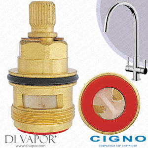 BLUCI CIGNO Twin Lever Monobloc Hot Tap Cartridge