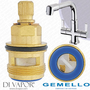 BLUCI GEMELLO Dual Handle Monobloc Kitchen Tap Cold Tap Cartridge