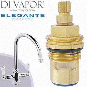 BLUCI ELEGANTE Twin Lever Monobloc Kitchen Tap Cold Tap Cartridge