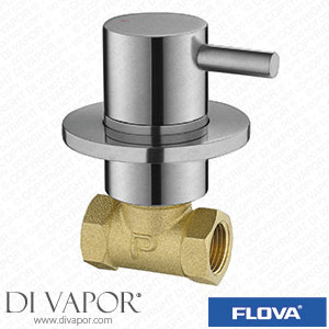 Flova BN-LVWMCONCW Levo Cold Wall Mounted Shut Off Valve - Brushed Nickel Spare Parts