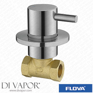 Flova BN-LVWMCONHW Levo Hot Wall Mounted Shut Off Valve - Brushed Nickel Spare Parts