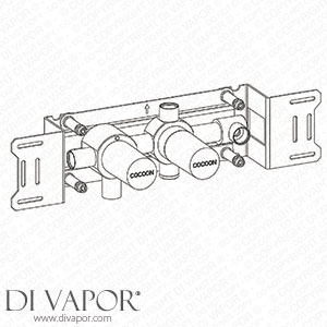 John Pawson Built In Part for Thermostat Diverter and Water Outlet BOX13 Spare Parts