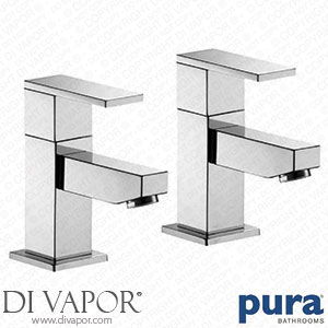 Pura Bloque Bath Pillar Tap - Pair BQ34 Spare Parts