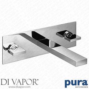 Pura Bloque Wall Mounted Basin Mixer Tap with Waste BQ3HWMBAS Spare Parts