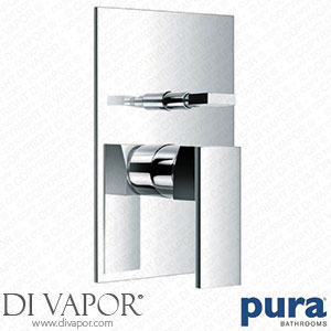 Pura Bloque Concealed Manual Shower Valve with Diverter BQSHVODIV Spare Parts