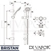 Bristan BR DV 321 Spare Parts diagram