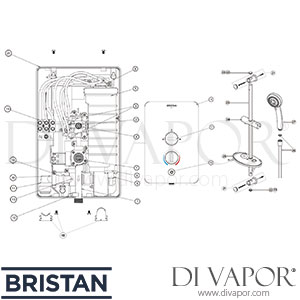 Bristan Joy Electric Shower Spare Parts - BR DV 341