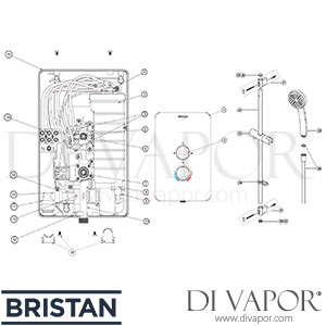 Bristan Smile Electric Shower Spare Parts - BR DV 344