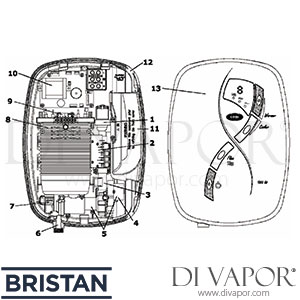 Bristan Thermostatic Electric Shower Spare Parts - BR DV 346