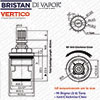 Bristan Vertico Tap Cartridge