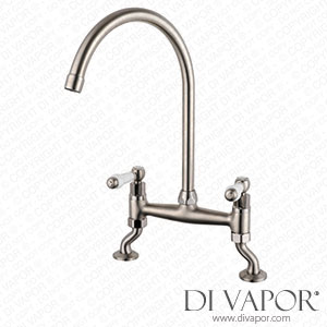 Butler & Rose BRBARKT03 Barbier Traditional Kitchen Bridge Mixer Brushed Nickel Spare Parts