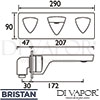 Bristan BRG WMBAS C Mixer Spares Diagram