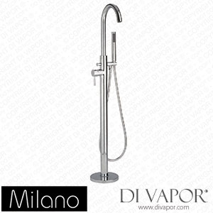 Milano BT0028C Mirage Modern Freestanding Bath Shower Mixer Tap Chrome Spare Parts