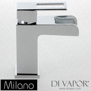 Milano BT0031C Parade Modern Open Spout Waterfall Mono Basin Mixer Tap Chrome Spare Parts